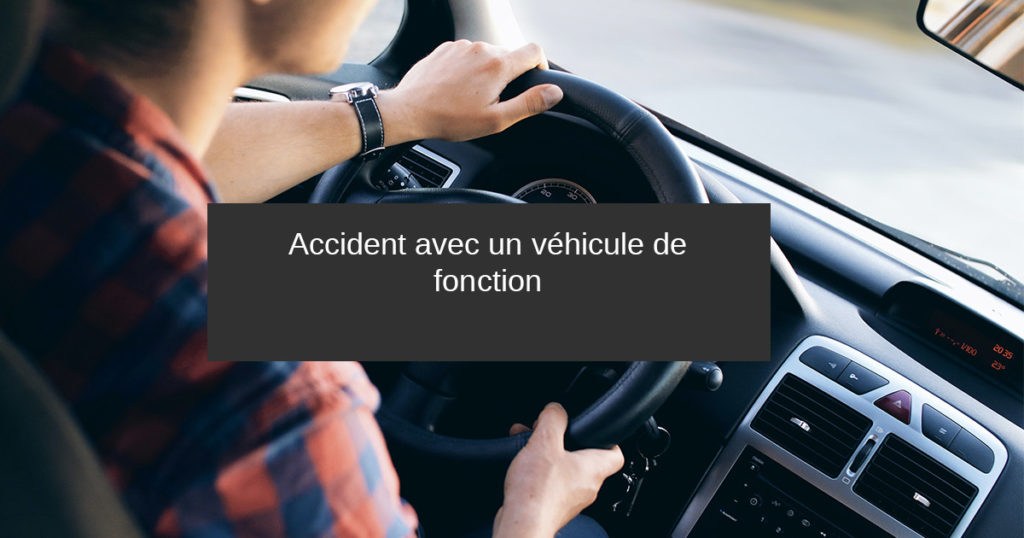 accident vehicule de fonction