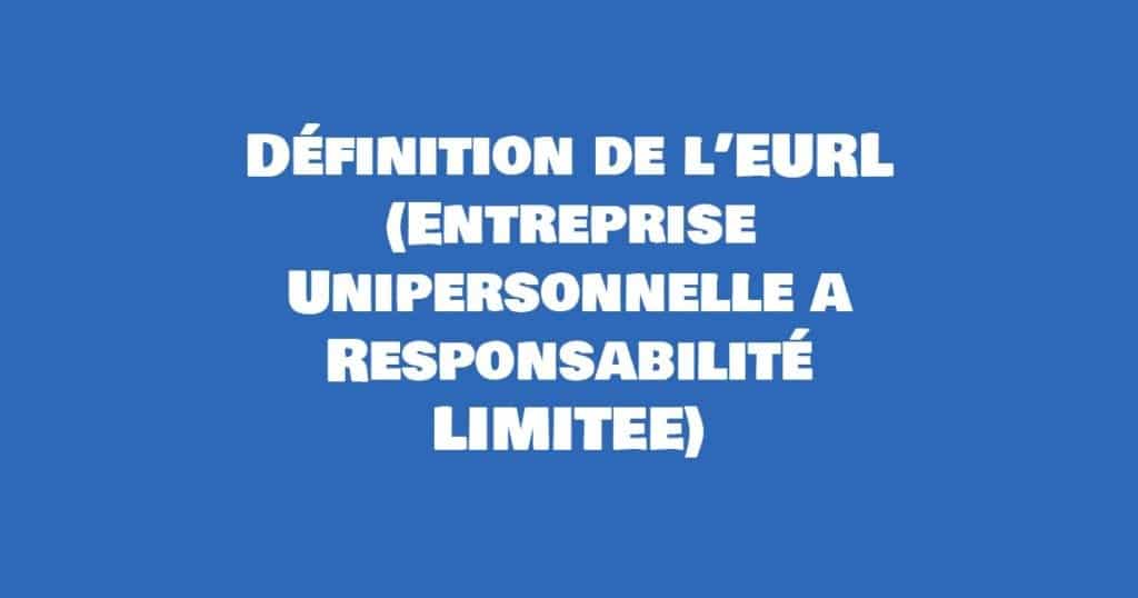 definition eurl