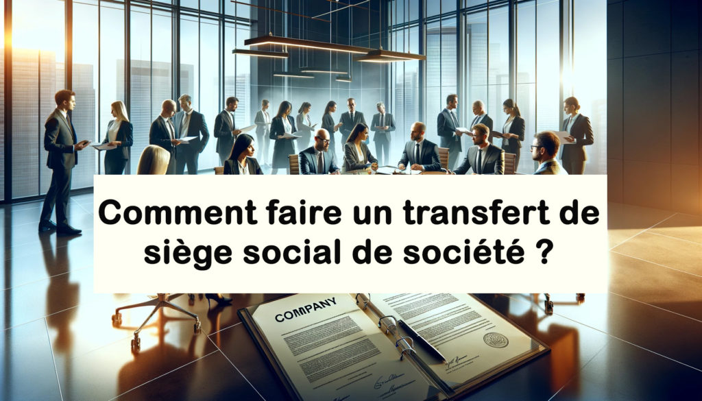 faire un transfert de siège social de société